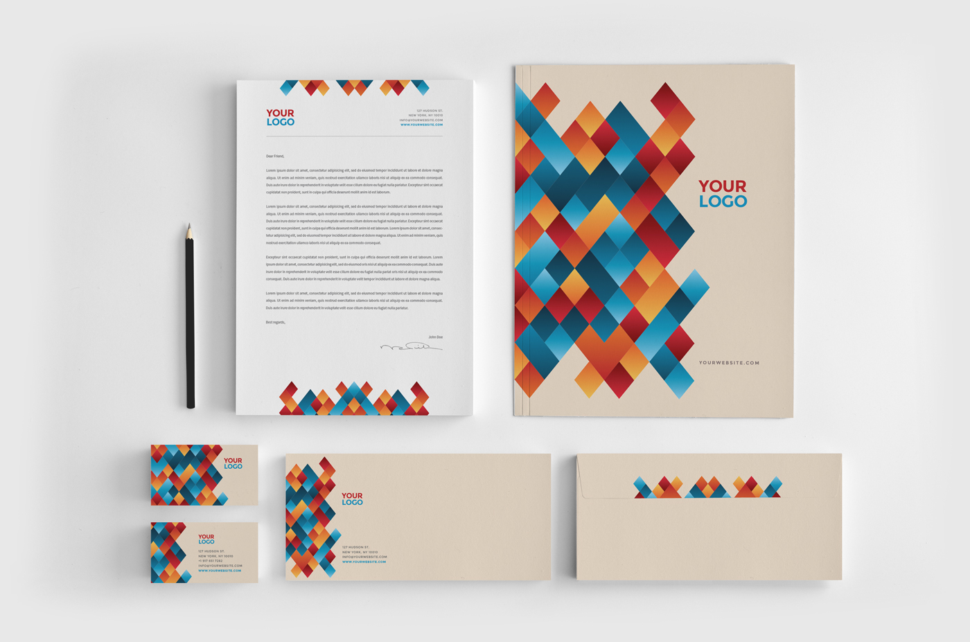 兩套很酷的VI設計模板