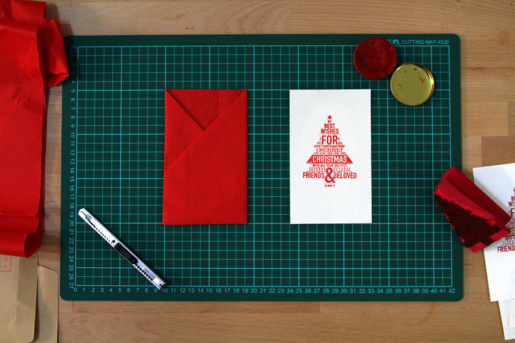 Xmas Postcard 圣誕樹(shù)印章