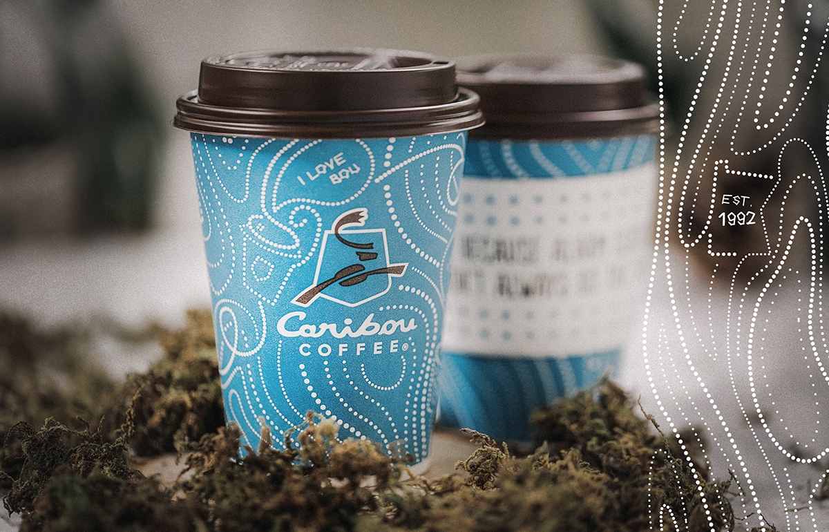 馴鹿咖啡品牌包裝設計，濃厚的北美中西部設計風格