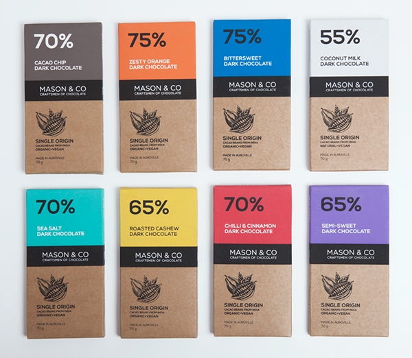 你最愛(ài)的甜食，手工黑巧克力的品牌包裝設(shè)計(jì)