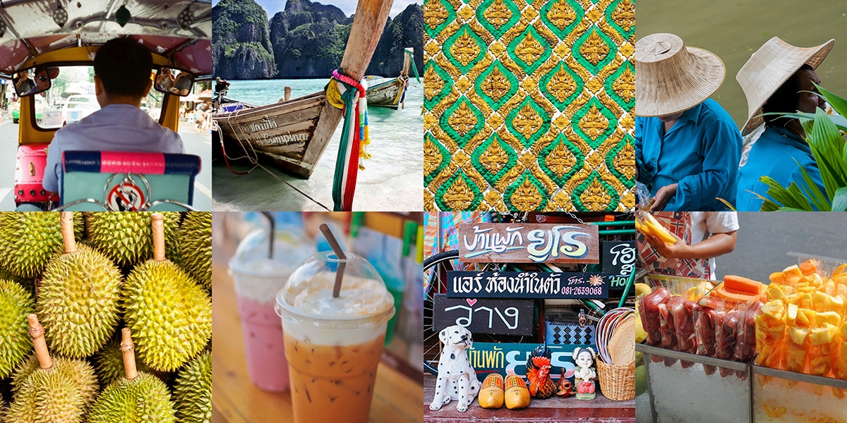 泰國快餐店的品牌設計，標志設計和包裝設計