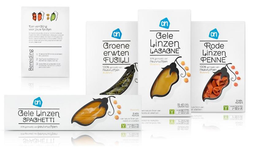 極簡性冷淡風豆類意大利面包裝設計